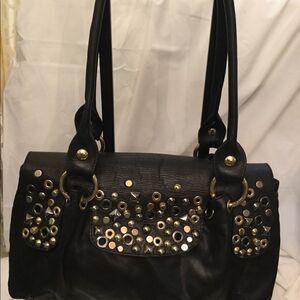 Roberta Gandolfi Womens Black Italian Leather